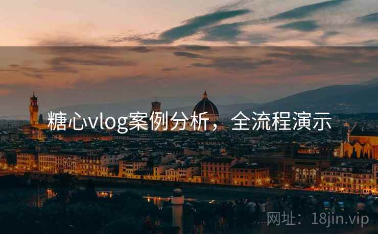 糖心vlog案例分析,全流程演示 糖心vlog案例分析,全流程演示