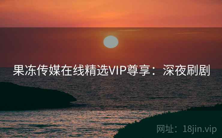 果冻传媒在线精选VIP尊享：深夜刷剧